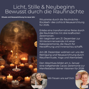 Licht, Still & Neubeginn - Bewusst durch die Rauhnächte