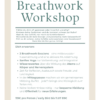 Breathwork Workshop
